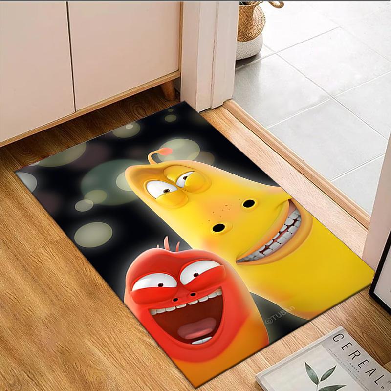 1PC Larva Carpet Floor mat, Anti-slip mat Chair rug For livingroom,Bedroom, doormat home decor Gift Christmas Gifts