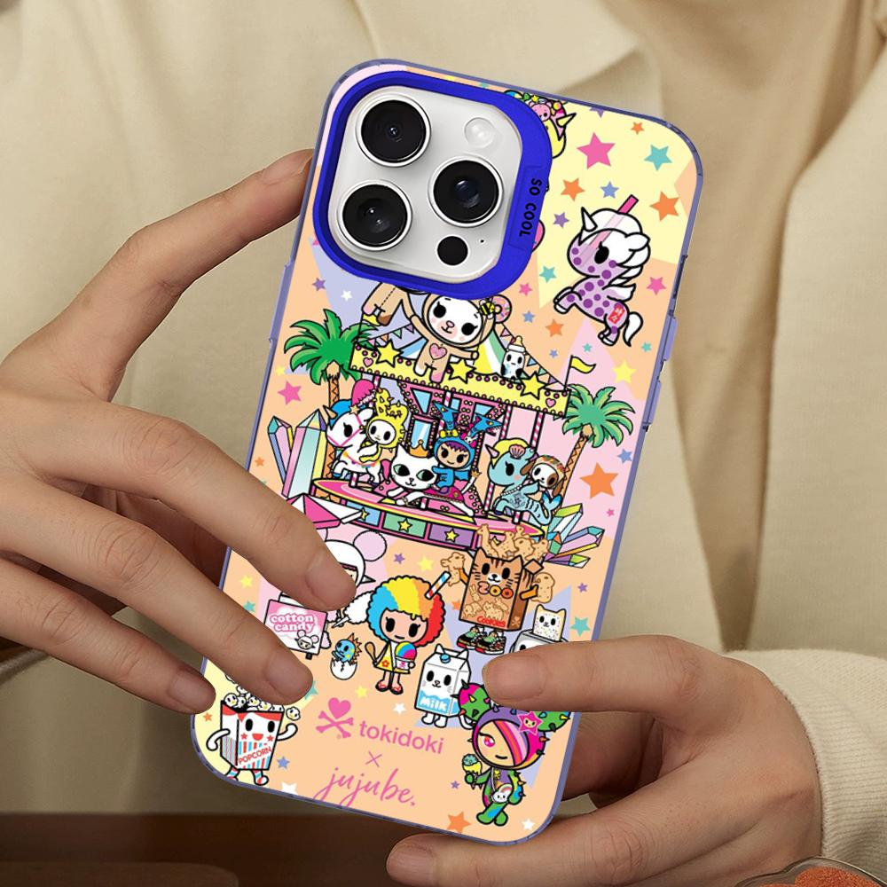 Япония Tokidokis Чехол для телефона Для IPhone 16 15 14 13 12 11 Pro Max X XR XSMAX 8 7 Plus Матовый Ударопрочный Задняя крышка