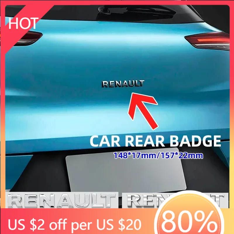 Для Renault 2026 Новые колпаки на диски ABS 3D логотип Значок-наклейка на задний багажник автомобиля для Renault Megane 2 Duster Logan Captur Clio Lagu