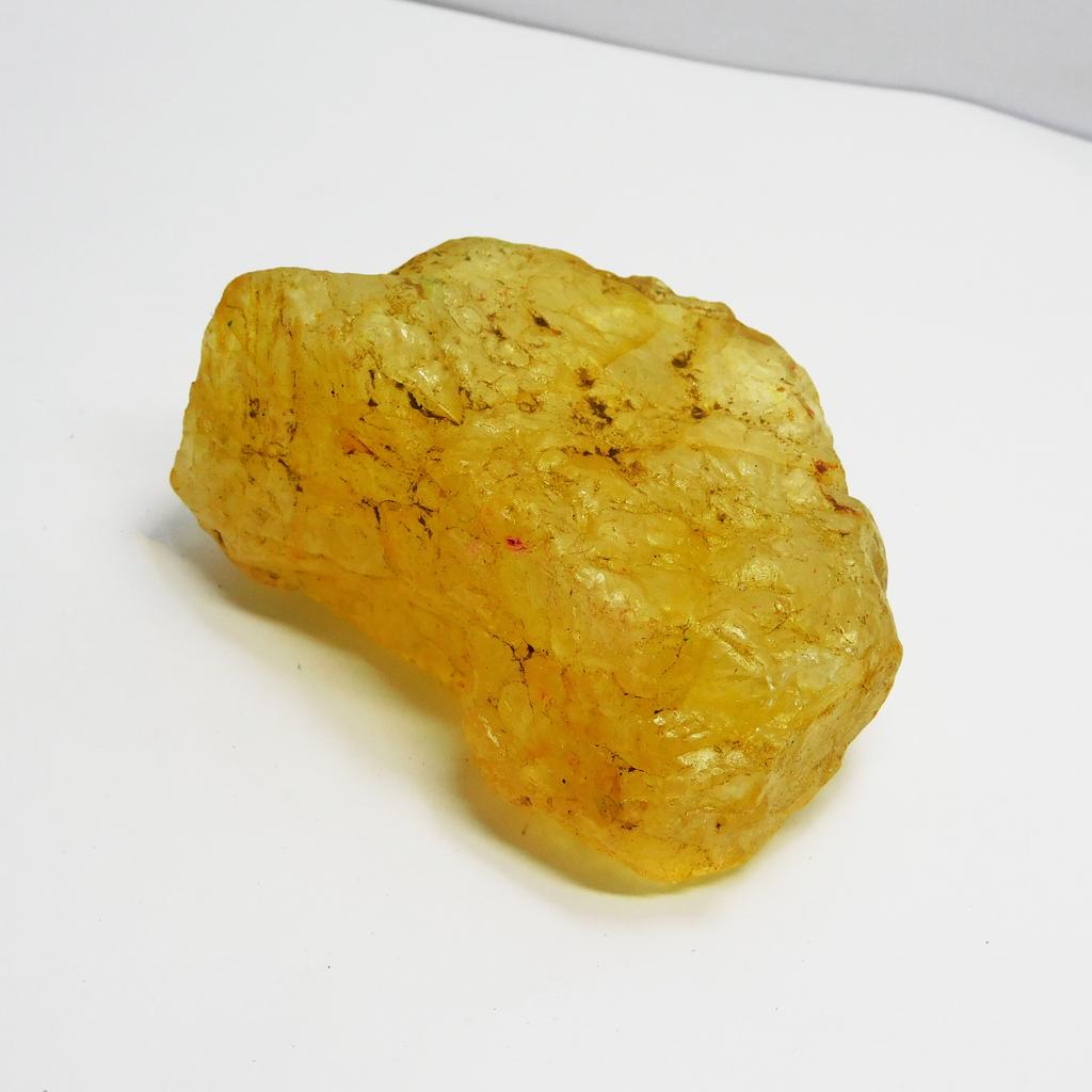 94 Ct Natural Yellow Sapphire Uncut Rough Dyed Raw Loose Gemstone