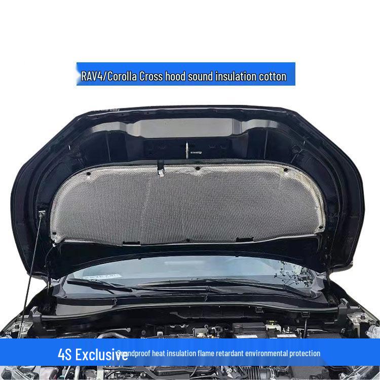 Звукотеплоизоляция капота Toyota RAV4/Frontlander и Corolla Cross для моделей 22 года