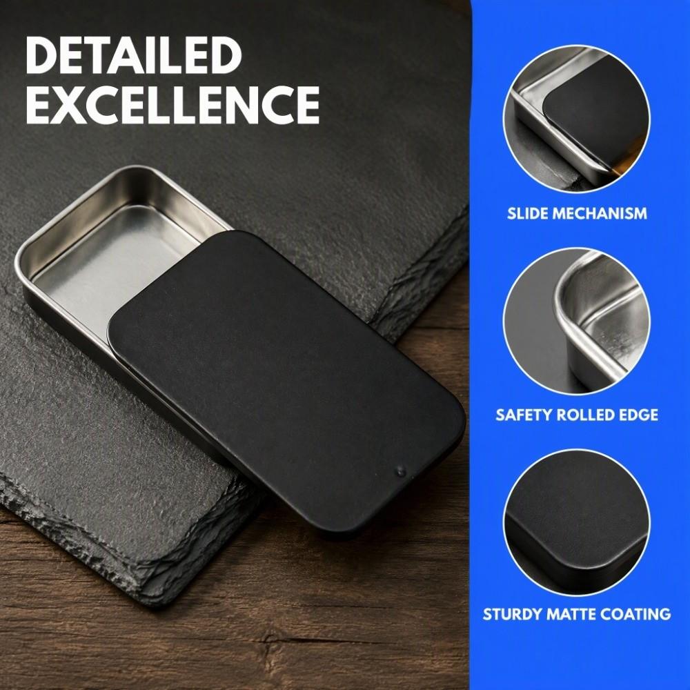 3pcs Sliding Lid Portable Storage Box Refillable Dispenser Travel Floss Pick Case Outdoor Training