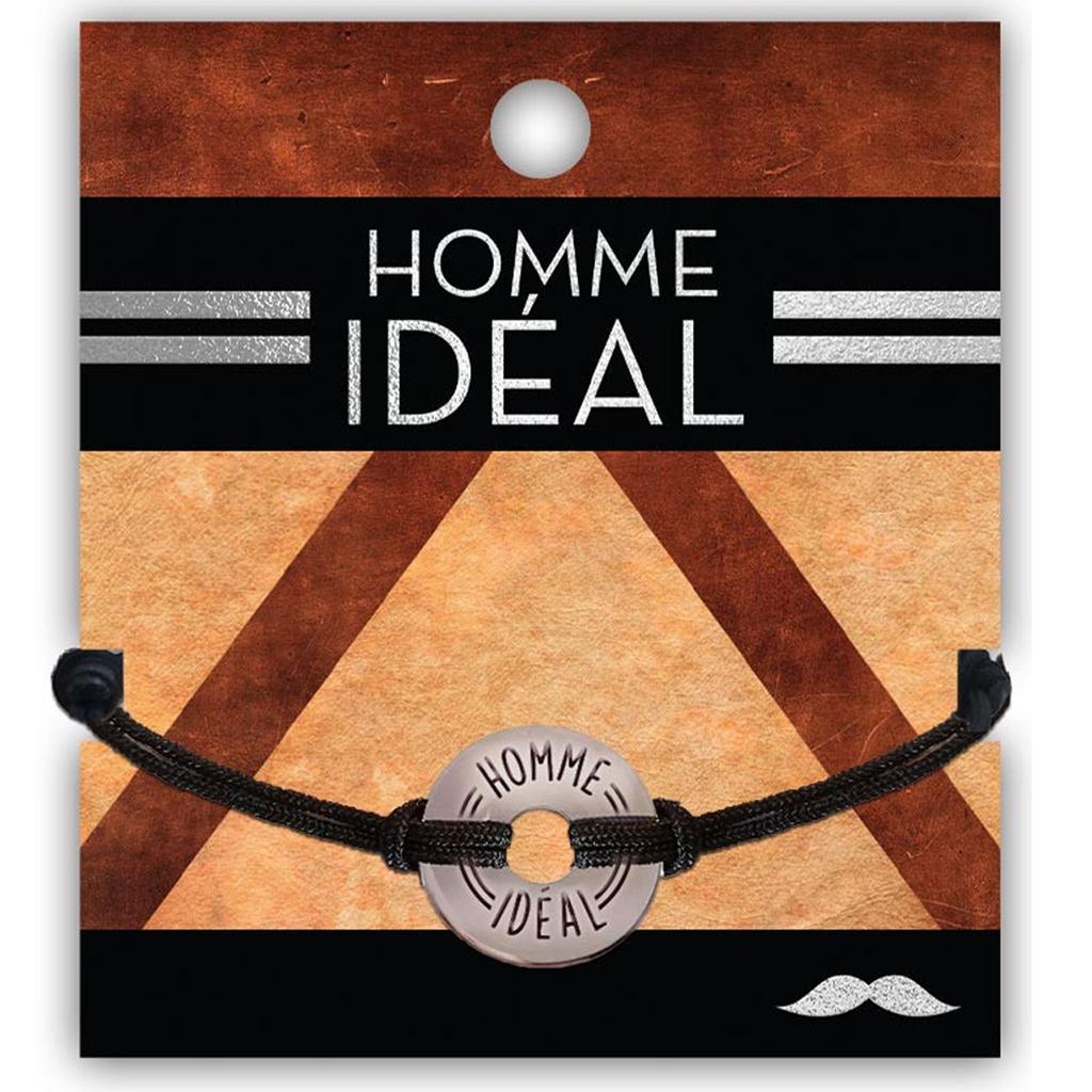 Les Trésors De Lily [R4084] - Silver 'Ideal Man' Men's Bracelet - 20 Mm