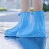 Waterproof Shoe Covers Reusable Foldable Overshoes with Full-Length Zipper Slip Resistant Galoshes for Men Women Outdoor Activities Cycling Skiing