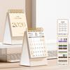 Мини настольный календарь 2026 Янв.2026 - Дек.2026 12-месячный планировщик Двойной проволочный переплет Стоячий перекидной Маленький настольный календарь для дома и офиса