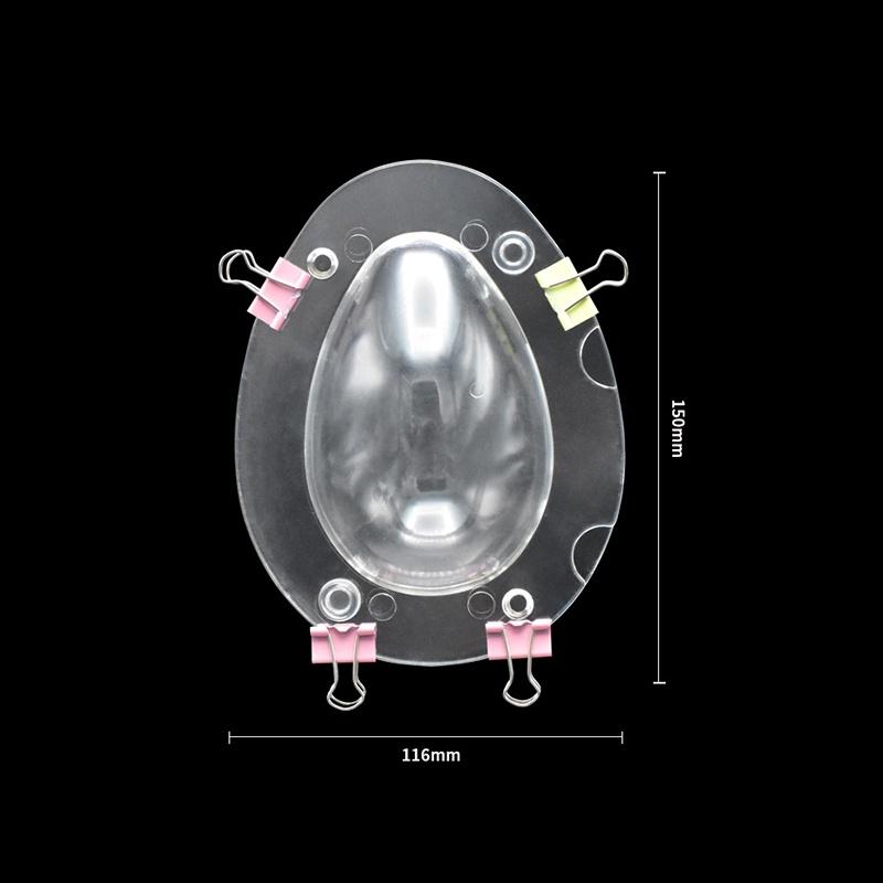 Большие 3D формы для шоколадных пасхальных яиц, прочные и многоразовые для приготовления выпечки