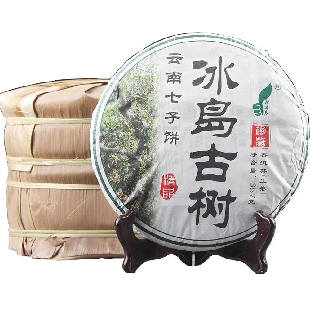 357 г сырого чая Пуэр Гуйюаньчан Исландское древнее дерево Юньнань Цизи Чайный чай