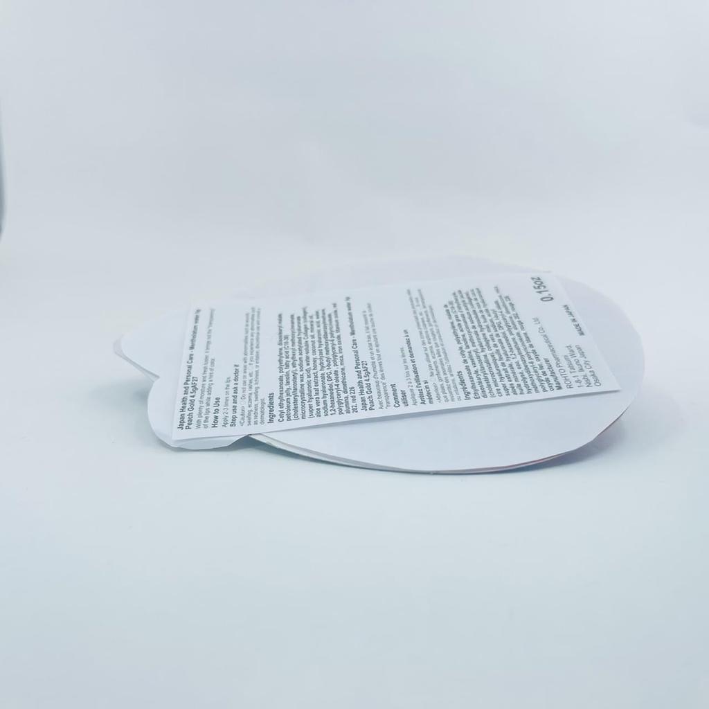 Mentholatum Water Lip Peach Gold 4987241132874 4,5 г