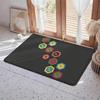 Game H Hopscotch Floor Mat Eco  Flannel Doormat Non Slip Odorless Indoor Floor Rug Soft Short Plush Home Mat