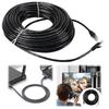 Внешний Ethernet-кабель Cat6 394 дюйма Наружный Ethernet-кабель Двойная оболочка Интернет-шнур для прокладки в стене, прямого закапывания, для роутера