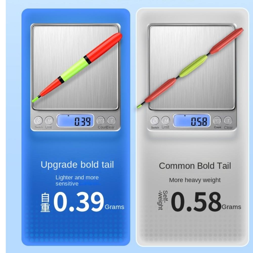 Eye-catching Triangle Tail Floats Bobbers Slip Drift Tube Fishing Floats  Fishing