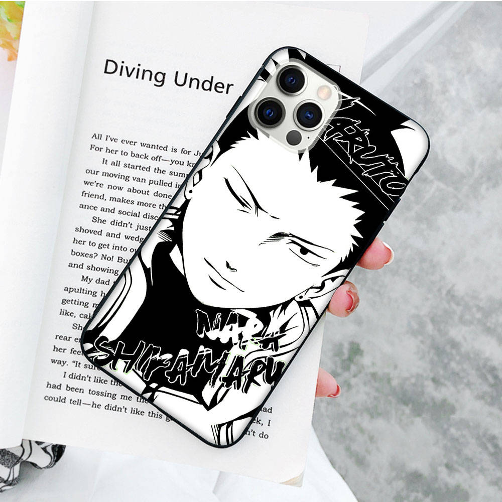 JW78 Naruto Comic Black Soft Case for Samsung Note 20 Lite S24 Ultra S23 A03 A05 A06 A11 A71 A15 A16 A13 A24 A25 A33 A52 A53 A50 M55 M35 Plus