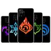 Прозрачный чехол для Xiaomi Redmi Note 11 Pro 10 9 9S 8 8T 7 9A 9C 9T 10 10C K40 Прозрачный мягкий чехол для телефона Genshin Impact