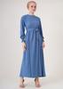 MT Clothes - Robe Longue Bleu 38