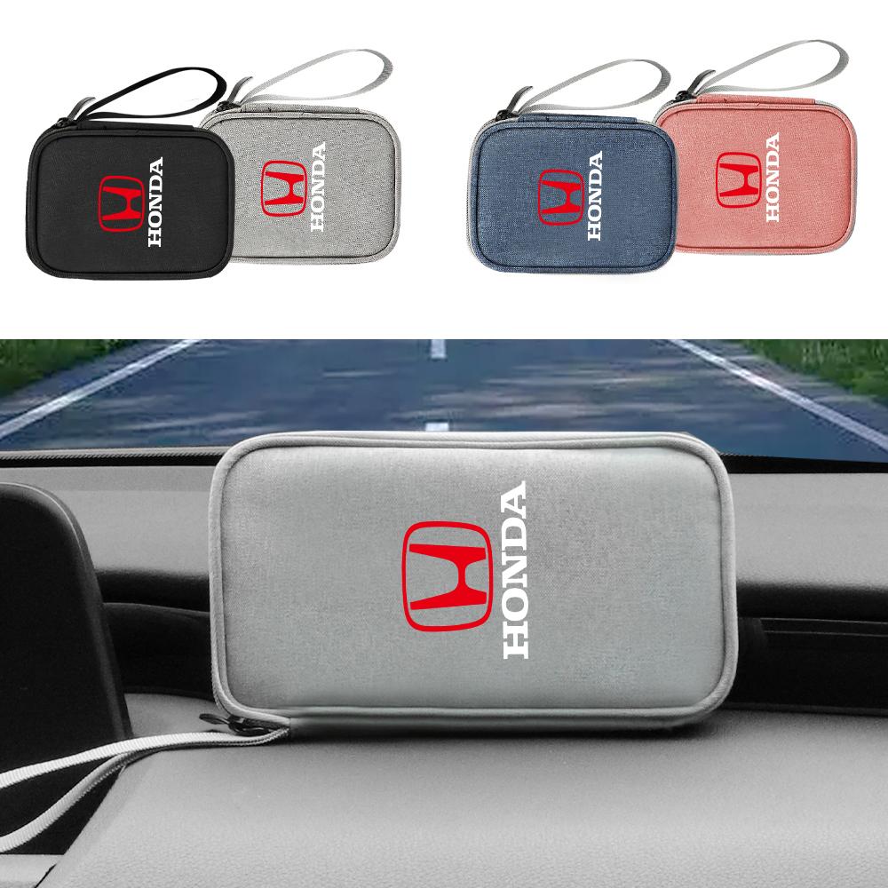 kybn5 Portable Car Storage Bag For Car Keys Car driver's License For Honda Civic Accord Fit Jazz CRV BRV HRV Insight Pilot Passport TY