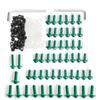 158pcs Aluminum Screws Nut Kit CNC Fairing Bolts Screws Stand Screw Frame Screw Motorcycle Screw