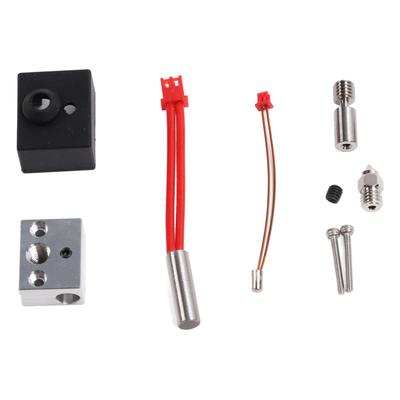 Комплект экструдера Hotend 24 В 40 Вт, титановый сплав, нагревательный блок с высокой температурой 300 градусов по Цельсию для 3D-печати