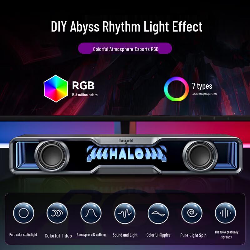 EDIFIER Halo SoundBar Bluetooth 5.4 Computer Speaker