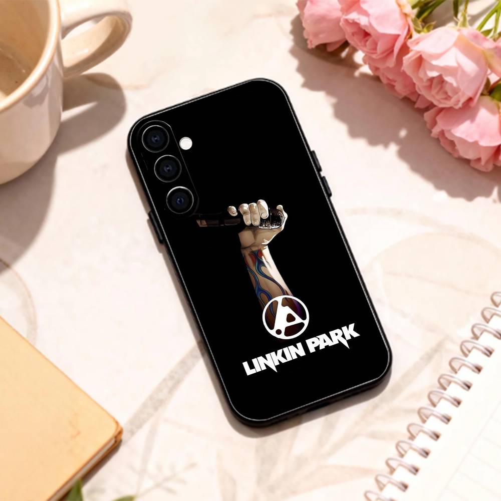 New Metal L-Linkin Park phone Case For Samsung Galaxy A73,A72,A71,A70,A53,A52,A51,Others Soft Black Shell