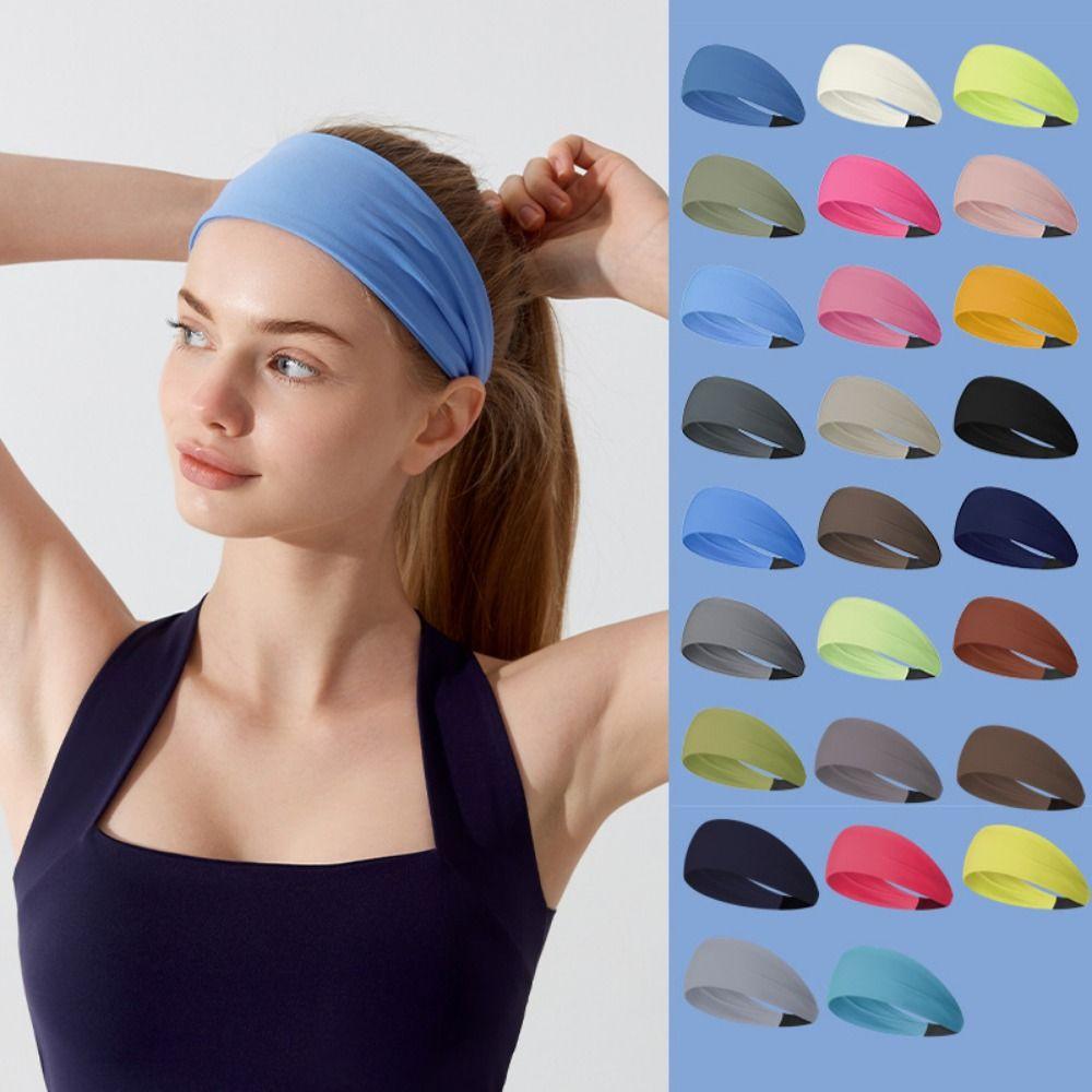 Quick-Dry Workout Headbands for Women Moisture Absorbing Women‘s Sports Hairband Cycling