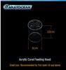 VASTOCEAN Acrylic Coral Feeding and Breeding Protection Disc for Firecracker Brain Coral, Anti-Stealing Food Cover