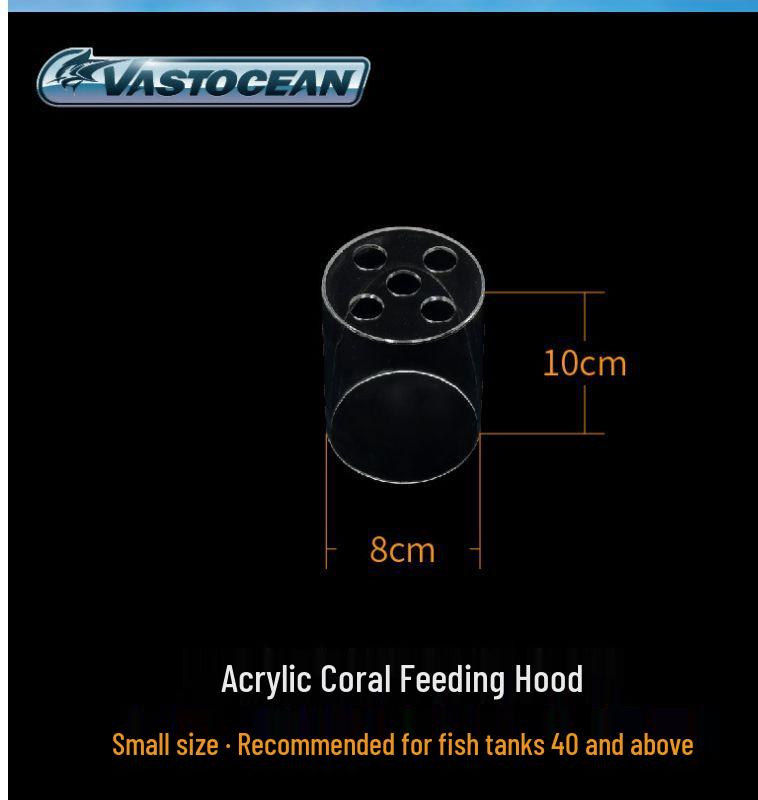 VASTOCEAN Acrylic Coral Feeding and Breeding Protection Disc for Firecracker Brain Coral, Anti-Stealing Food Cover