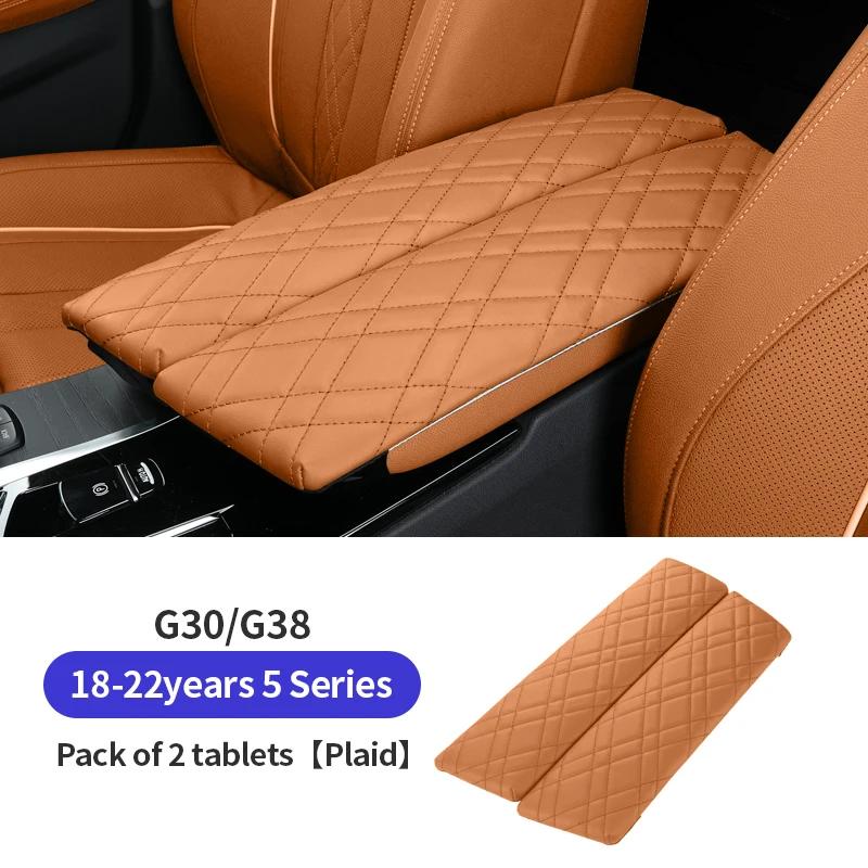 MBYDM1 New 2025 Car Armrest Box Pad Auto Central Arm Rest Box Cover Protect Mat For BMW 5 Series G30 G38 G32 6GT 2018-2023 Interior Acc
