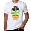 Captain Cactus T-Shirt Herren T-Shirts Baumwolle Herren T-Shirt Luxus Herren Grafik T-Shirt T-Shirt