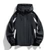 Outdoor Hooded Casual Jackets Men Spring Autumn Windproof Jacket Solid Loose Couple Cargo Outwear Fashion Sports Streetwear