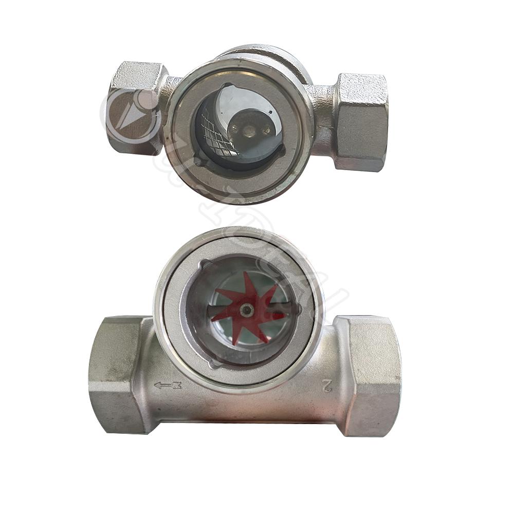 Customization Thread Stainless Steel Carbon Steel Sight Glass with Impeller ,Ball Sight Glass Indicator