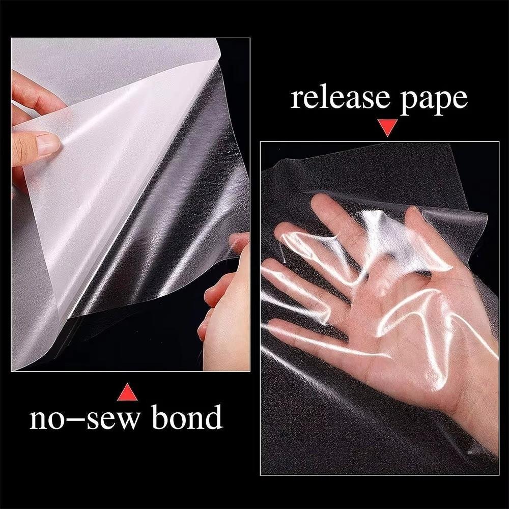 100Pcs DIY Crafts Water-soluble Embroidered Film Handmade Printable Lining Cloth  for Sewing Lovers