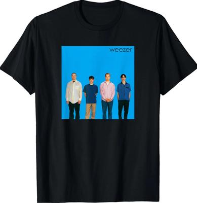 Футболка с обложкой альбома Weezer - Blue, размеры S-4XL