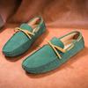 Модные новые мужские туфли для вождения, модная мужская повседневная обувь, замшевые мужские туфли ручной работы, удобные мокасины, мокасины, универсальные мужские туфли на плоской подошве