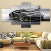 Sports Car Aventador Poster 5 Pieces Canvas Paintings Sport Car HD Prints Wall Art Living Room Home Decor  Pictures Module