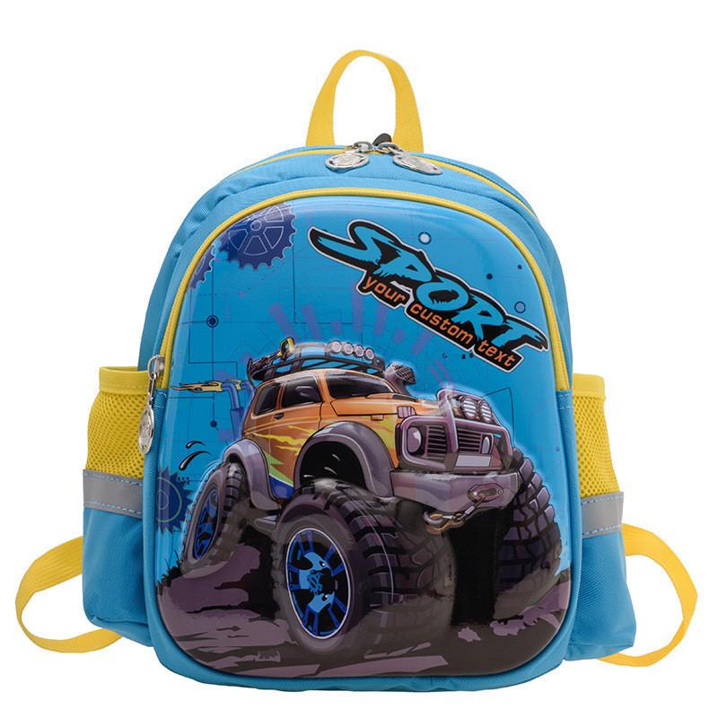 Adorable Cartoon Car Backpack For Preschool Boys And Girls In Multiple Colors