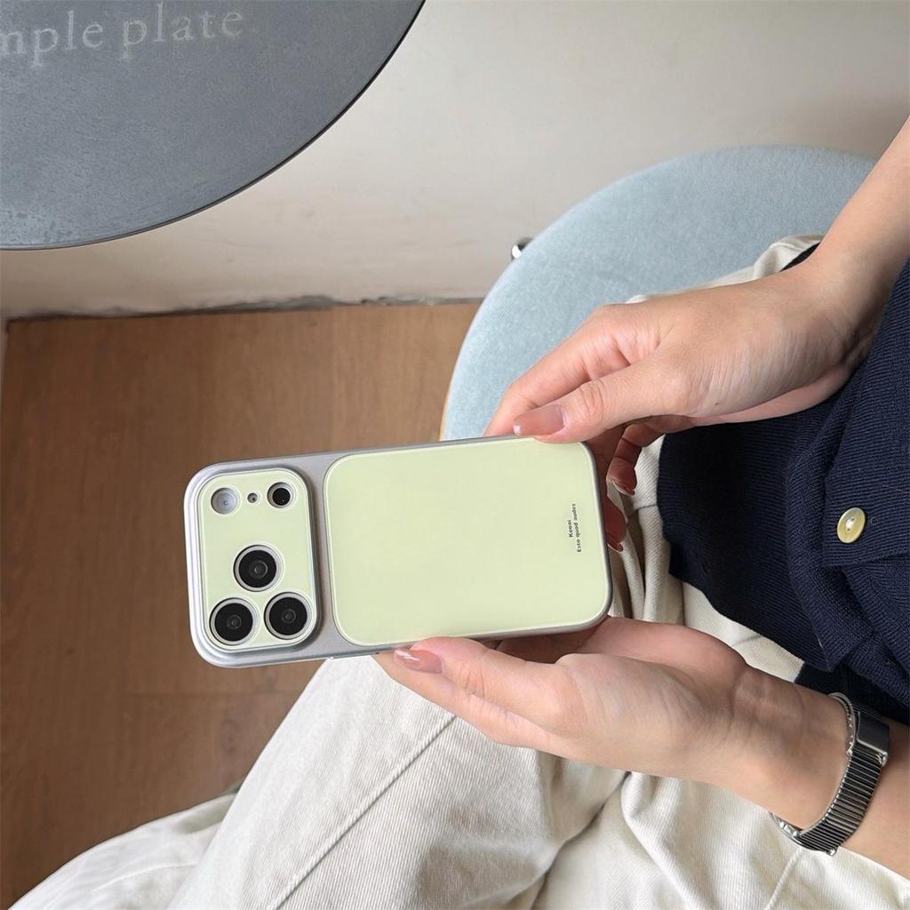 Однотонный чехол-макарон для iPhone 17 Pro Max с большим окном и защитой от падений