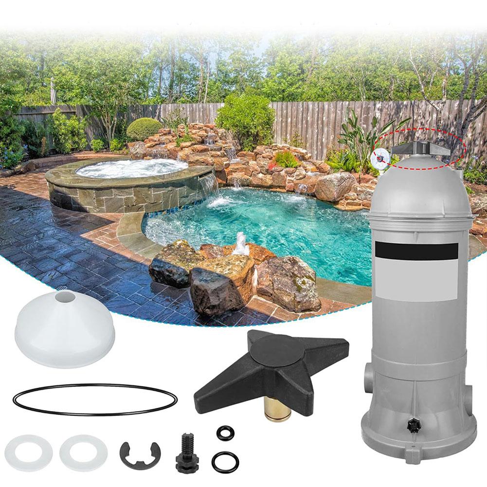 CX900G Locking Knob CX900DA Pool Filter Knob Kit O-Ring CX900DA CX900F ECX1322A Replacement for Hayward C9002(S) C1200 C751