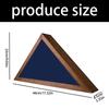 Premium Solid Wood Flag Display Box For Veterans Burial Flags And Residential Presentation