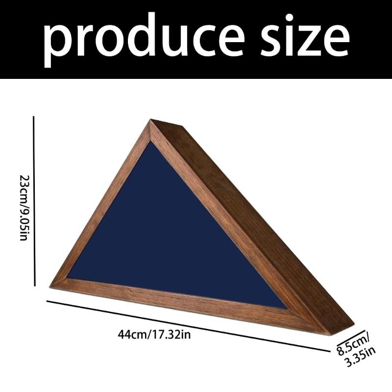 Premium Solid Wood Flag Display Box For Veterans Burial Flags And Residential Presentation