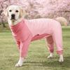 Elastic Dog Jumpsuit Soft Dog Sterilization suit Dog Four-Legged Pajamas  Wound Protection