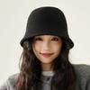 Autumn Winter Strap Knitted Fisherman Hat Women's Back Split Basin Hat