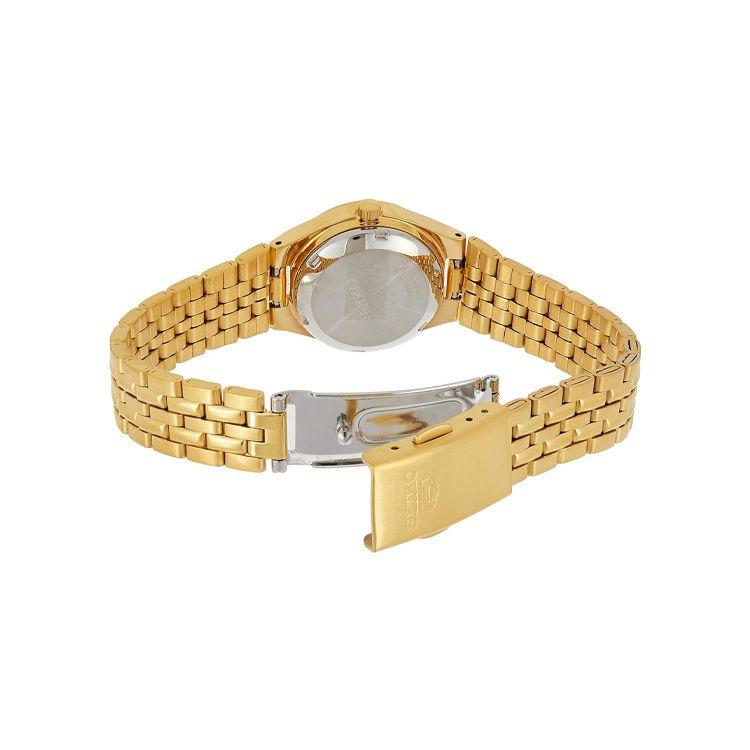 Seiko 30M Waterproof Automatic Mechanical Movement Stainless Steel Watch Women watches Gold SYMA04