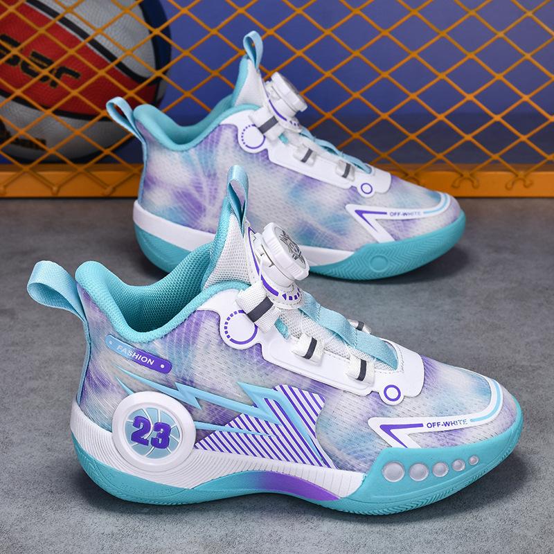 Баскетбольная обувь для мальчиков среднего и большого размера, детская, нескользящая, дышащая, спортивная обувь для одноклассников, мужская и женская, для учеников начальной школы, подростковая