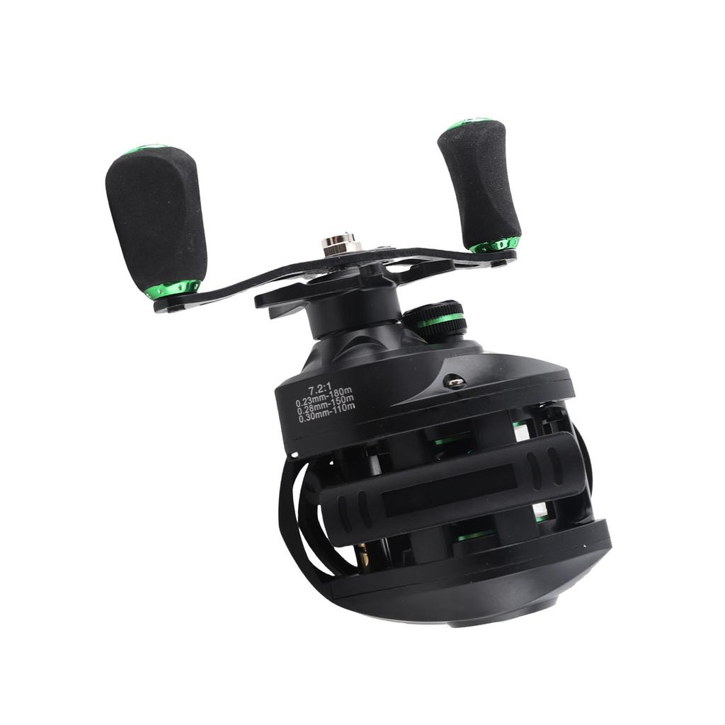 HL Металлическая катушка для бейткастинга Левая рука Магнитный тормоз Рыболовный аксессуар