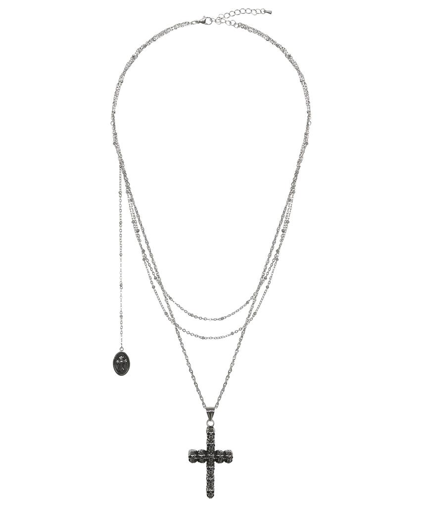 Ожерелье Luvistrue Gt Cross(Серебряный)