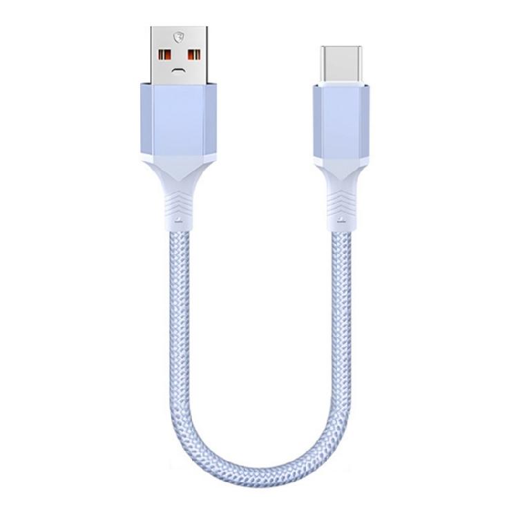 Короткий USB Type C кабель Быстрая зарядка USB C на Type C Кабель для PowerBank Провод для передачи данных для телефона