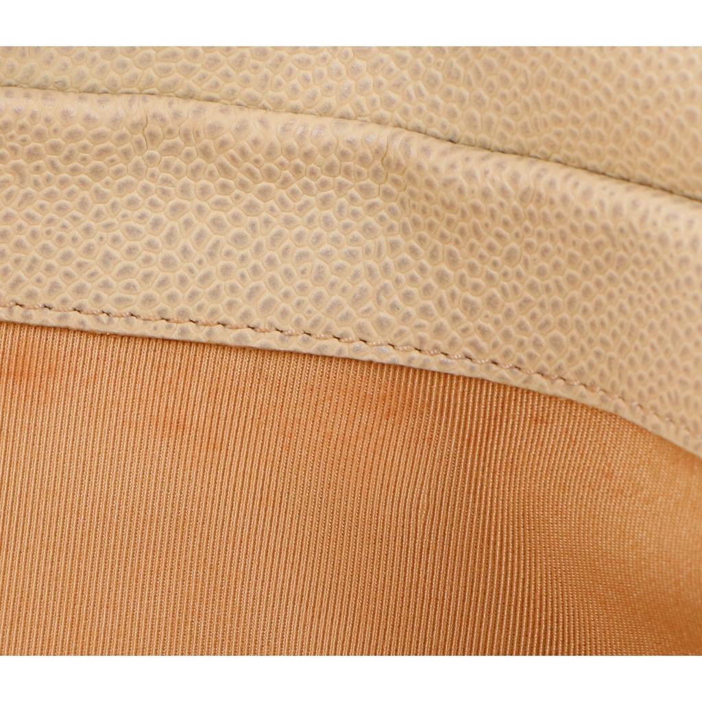 Chanel No. 8 Standard Chain Tote Bag Caviar Handbag IvoryUsed