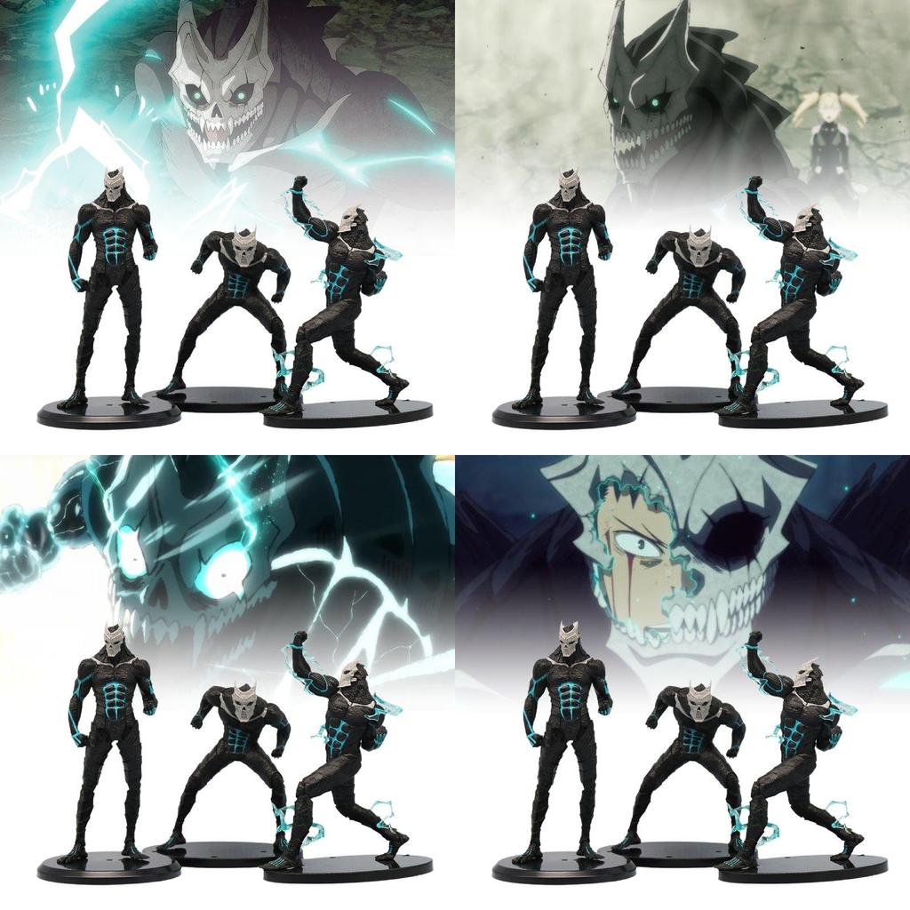 Stunning Monster 8 Collectible Figure Striking Kaifuka Character In Dynamic Poses Pvc Model