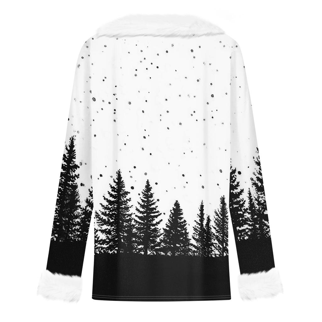 Long Sleeve Shirts For Women Cute Tops Christmas Prints Tees Blouses Casual Plus Size Basic Tops Pullover