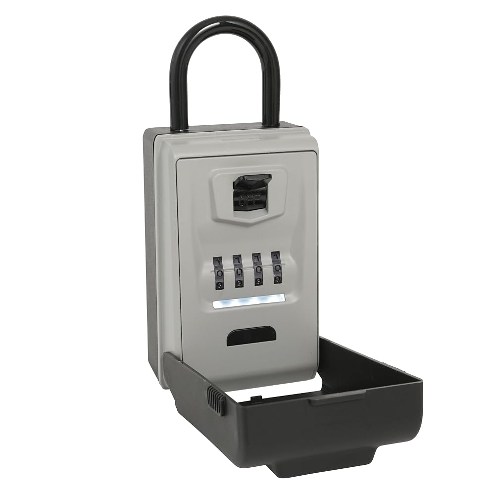 Carl Manufacturing Co., Ltd. Key Box CKB-S04 Key Storage Box with 4-Digit Dial Lock